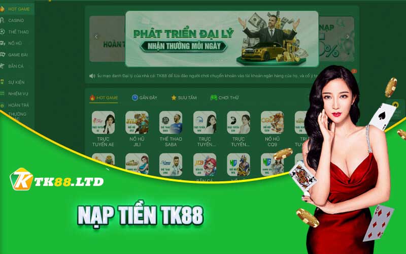 Hướng dẫn nạp tiền vào tài khoản nhà cái